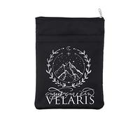 ACOTAR Merchandising Housse de livre « A Court of Thorns And Rose » avec inscription « Meet Me In Velaris » Cadeau de nuit SJM Littérature Cadeau (Velaris BM)
