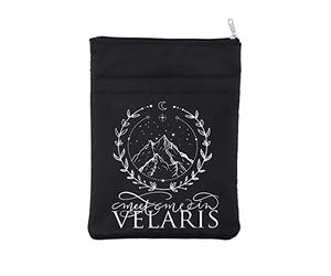 ACOTAR Merchandising Housse de livre « A Court of Thorns And Rose » avec inscription « Meet Me In Velaris » Cadeau de nuit SJM Littérature Cadeau (Velaris BM)