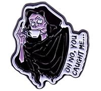 ACOTAR Suriel Oh No You Caught Me Sipping Tea Court Thorn Roses 3,3 cm Badge en émail, 1.3 Inches, Émail, émail