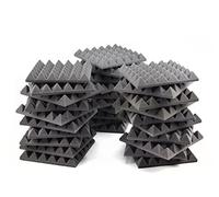 ACOUSPANEL Mousse Acoustique Pyramidale Non Compressé 245x245x40mm Gris Anthracite (30 Unités)