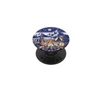 Acoustic Feelings Summer Camping Vacation Folk Music PopSockets PopGrip Adhésif