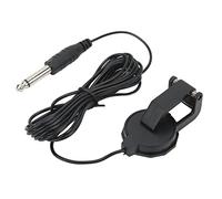 Acoustic Guitar Pickup Clip | Vibration Sensor for Mandolin/Ukulele/Lute | Noise Reduction Plastic Clamp with Standard Audio Interface