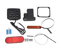 Acoustic Guitar Pickup Preamp Equalizer System 4 Band, Metal and Plastic, Noir, sans Piles - Son Clair et Équilibré, Faible Distorsion, pour Guitare Acoustique