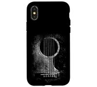 Acoustic Guitar Player Six String Classic Rock & Roll Coque pour iPhone X/XS