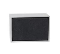 Acoustic Panel für Stacked Regalsystem groß Muuto-Schwarz melange - 5710562835044