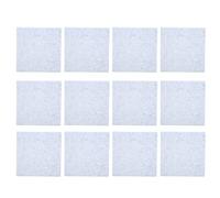 Acoustic Panels 12 Pack | Sound Absorption Panels for Walls/Ceilings | Polyester Fiber Soundproof Panels for Home Studios/Offices | 12x12 Inch, Cutable, Built - in Adhesive (Silver