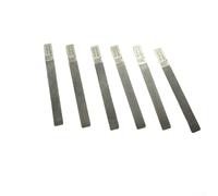 Acoustic12-53 Lot de 6 limes à sillet de guitare en acier inoxydable pour couronner les frettes et l'entretien des instruments à cordes