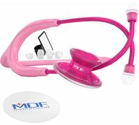 Acoustica,Stéthoscope À Double Pavillon-Léger-Pour Médecins,Infirmières,Étudiants,Soins À Domicile-Tubulure Rose,Lyre-Pavillon Pinkalloy-Mdf747xppa01