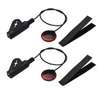 Acoustique Piézo-électrique Passif Auto-adhésif 2 En 1 Deux Éléments Passifs Équilibrés Pour Guitare Acoustique De Micros Guitare Micros Transducteur Pickup Transducer