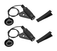 Acoustique Piézo-électrique Passif Auto-adhésif 2 En 1 Deux Éléments Passifs Équilibrés Pour Guitare Acoustique De Micros Guitare Micros Transducteur Pickup Transducer