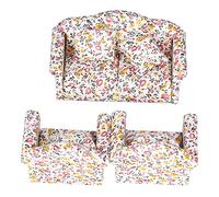 Acouto 1/12 SC Dollhouse Miniature canapé canapé Chou Meubles de Maison de Poupée avec Oreiller Jouet canapé canapé canapé Toydollhouse Sofawooden canapé Modèledollhouse Furnituredollhouse