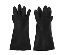 Acouto 1 Paire de Résistants aux Produits Chimiques en Latex Réutilisables Protection Confortable Polyvalent sécurité Travail Longs Gantelets pour l'industrie Minière Ferme Jardinage B31?L (B40-L)