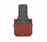 Acouto 1 Paire de Sacoches Latérales pour Moto en Cuir PU, Mini Sacoches de Moto, Petites Sacoches avec Intérieur Souple pour Le Rangement en Voyage (Brown)