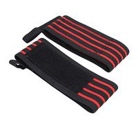 Acouto 1 Paire/Ensemble de Bandes de Poignet d'haltérophilie de Fitness, Support de Poignet de Compression d'entraînement, Orthèse Noire avec Support pour Soulever ou et avec Quand la Longueur des