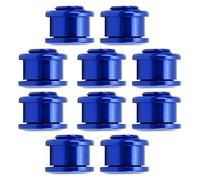 Acouto 10 Pcs Boulons à Vitesses à Vitesse Les Vis Légères Colorées pour Les Alliages en Aluminium de Vélo de Montagne (Blue)