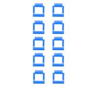 Acouto 10 Pièces PCIE Riser Card Retainer PCIE vers USB3 0 Fixation Sécurisée Clips d'adaptateur en Plastique Dur Fixation Bleue Qui à Ri Riser Card RetainerPCIe Adapter ClipsPCIE (Blue)