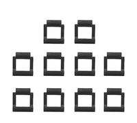 Acouto 10 Pièces PCIE Riser Card Retainer PCIE vers USB3 0 Fixation Sécurisée Clips d'adaptateur en Plastique Dur Fixation Bleue Qui à Ri Riser Card RetainerPCIe Adapter ClipsPCIE (Black)