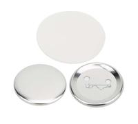 Acouto 100 Ensembles 56 Mm Pièces de Broches de Badge Badge Faire des Fournitures DIY Crafts Matériaux Faire des Fournitures