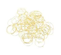Acouto 100 Pcs en Acier Boucles d'Oreille Boucles en Verre Bijoux des Bijoux, des Tailles Sont disponibles. Oreille Cercle Rond Cercle d' Cerceau Cerceau ' de Verre de Cerce (Golden 35 * 30 mm)