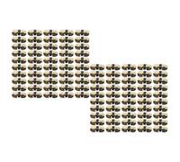 Acouto 100 Pièces Charnière à Ressort Robuste en Fer Charnière à Ressort à Fermeture Automatique pour étui à Lunettes Boîte à Bijoux 20x15mm / 0 79x0 59in Matériau en Fer à Robusteressort de