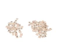 Acouto 100 Pièces de Lettres de Scrabble en Bois pour L'artisanat, Carreaux de Lettres en Bois, Idéal pour la Fabrication de Bijoux, L'orthographe, pour L'éducation de la Petite