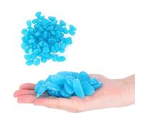 Acouto 100 Pièces Pierre Lumineuse Fluorescente Décor Jardin Cour Intérieur Aquarium Paysage Décoration Clair bonsaï Jardin Aquarium à l'extérieur Tel Vase d'étang Intérieur Lumineux et Facile à