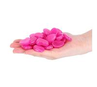 Acouto 100 Pièces Pierre Lumineuse Fluorescente Décor Jardin Cour Intérieur Aquarium Paysage Décoration Clair bonsaï Jardin Aquarium à l'extérieur Tel Vase d'étang Intérieur Lumineux et Facile à