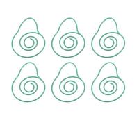 Acouto 100 Pièces Pinces Mignonnes Joli Design de Fruits Couleur Exquise Large Application Pinces pour Enfants pour Bureau école Maison Avocat Design Super Mignon pour MignonnesKids ClipsOffice