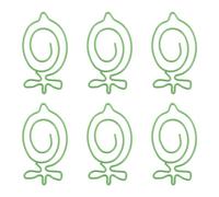 Acouto 100 Pièces Pinces Mignonnes Joli Design de Fruits Couleur Exquise Large Application Pinces pour Enfants pour Bureau école Maison Avocat Design Super Mignon pour MignonnesKids ClipsOffice