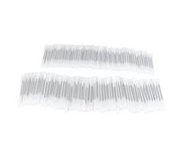 Acouto 100 Pièces Stylo Gel 0,5 Mm, Séchage Rapide, écriture en Douceur, Stylos à Encre avec Coque Transparente Givrée pour le Travail et les études, Ultra Fin, en Douceur