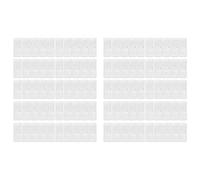 Acouto 100 Pièces UHF 860-960 MHz Km4q Support d'étiquette d'incrustation Adhésive ISO 18000-6C EPC Classe 1 Gen2 La Taille du Protocole Est La Lecture UHF des étiquettes UHFÉtiquettes