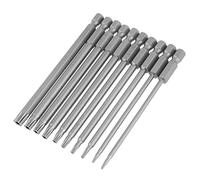 Acouto 100mm Embouts de Tournevis Set S2 Acier 10 Pièces Variété T6-T40