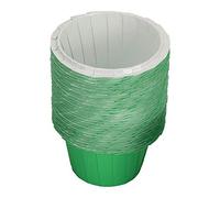 Acouto 100pcs Bricolage Gâteau Tasse Muffin Cupcake Dessert Enveloppe de Boulangerie de Cuisson à la Boulangerie (Vert (tasse supérieure))