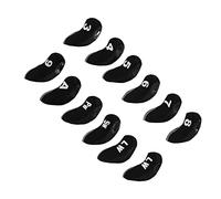 Acouto 12 Pièces Couvre-têtes de Putter Lame Couvre-Chef de Club de Veste de Protection en Néoprène pour l'entraînement Usage Quotidien (Couleur Noire)