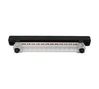 Acouto 12 Post Distribution Block Bus Set 2xm6 Post 12xm4 Boîte de Borne de Batterie de Vis pour Voitures RVS Navires Yachts 12 Bloc de Distribution d'alimentation12 Way Block Setpower (BLACK)