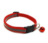 Acouto 12pcs Collier de Chat Réflexion Ensemble PVC Confortable - Collier de Chaton ajusté avec des Cloches, Accessoires pour Animaux de Compagnie Attrayants pour la sécurité Nocturne