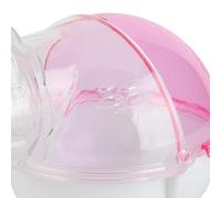 Acouto 13 Cm Belle Hamster Running Exercice Wheel Plastique Poudage Pet Toy Running Play Toy A de Kind Open Pet Top The Bat Hamster BathroomPEP Toilettes (Pink)