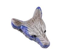 Acouto 1pc Pendentif en Forme de Loup Lazuli Pierre Petite Parure 4cm Pur Naturel comme il B PendantCharmLapis Lazuli PendantWolf PendantStone Pendant