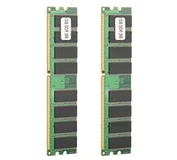 Acouto 2 Modules de Mémoire de Bureau Entièrement Compatibles Double Face 16 Grains DDR 1 Go 226 MHz PC2100, compatibilité Thermique de Fonctionnement élevée et Température de Dissipation Non pour