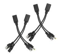 Acouto 2 Paires de Séparateur POE, Module d'alimentation de Caméra, équipement de Surveillance, Séparateur POE 12V Très Fiable, d'alimentation, 12V, équipement,