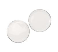 Acouto 2 Pièces 6 5 Pouces Remplacement de Peau de Tambour Polyester Film Jazz Accessoire Blanc Qui Peut être porté Tête étendue6 5 Pouces Peau de Tambour RemplacementPolyester Film Batterie Tête