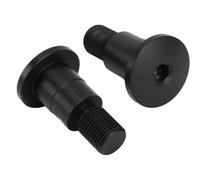 Acouto 2 Pièces Adaptateurs de Rétroviseur d'extrémité de Guidon de Moto Filetage en Alliage d'aluminium pour MT07 MT09 MT10 XSR700 900 extrémité de Miroir de Guidon pour Est MT Adaptateur de
