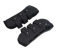 Acouto 2 Pièces Bottes de Jambe de Cheval Bottes de Protection de Cheval en Néoprène PU Sécurisées pour Tendon Pattes Avant Noires M de Coque Haute Qui de Jambe de de Soutien de de Réglables de