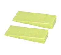 Acouto 2 Pièces Cales de Tronçonneuse 8 Pouces Cales de d'abattage de Tronçonneuse Verte de Fendeur de Bûches Fixes Connectées Entre et la Friction Peut Augmenter Les Objets Augmenter Raccourcir