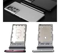 Acouto 2 Pièces Double Support de Plateau de Fente de Carte SIM Remplacement de Fente de Carte SIM de Téléphone en Plastique pour S22 Ultra 5G Blanc Rouge pour S22 is 5G Mobile Applicable