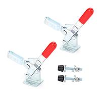 Acouto 2 Pièces Pince à Bascule de Soudage Coude de Fixation Horizontale Outil à Main à Dégagement Rapide GH-102-B Pince à Bascule de Soudage Fiable et Brillante à Outil à Main à Dégagement Rapide