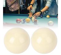Acouto 2 Pièces Table de Billard Boules de Billard Blanches Snooker Table de Billard Formation Spot Ball Standard 5.72 CM éducation Ball Pool Bureau Billard Ball Reg Fabriqué à