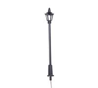 Acouto 20 Pièces Blanc Modèle Lampadaires Disposition Lampadaire Chemin de Fer Jardin Aire de Jeux Paysage Lampe à LED éclairage 1: 150 échelle 65mm éclairez Votre Disposition Grand Modèle Un