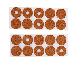 Acouto 20 Pièces en Liège Résistant à la Sueur, Antidérapant, Ultra Fin, Entretoise en Liège