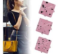 Acouto 200 Pcs Pyramid Stud Vêtements Sac Accessoire Décoratif Pyramide Métal Rivets 10mmBase Blanche et Point Bleu et Choix d'artisanat Ba Pyramid RivetPyramid StudPyramid Rivet ConeClothing